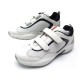 NEUF BASKETS PRADA LUNA ROSSA LUP003 6 IT 41 FR CUIR TOILE BLANC SNEAKERS 250€