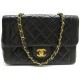 SAC A MAIN CHANEL TIMELESS 23 CM BANDOULIERE EN CUIR NOIR MATELASSE PURSE 4100€