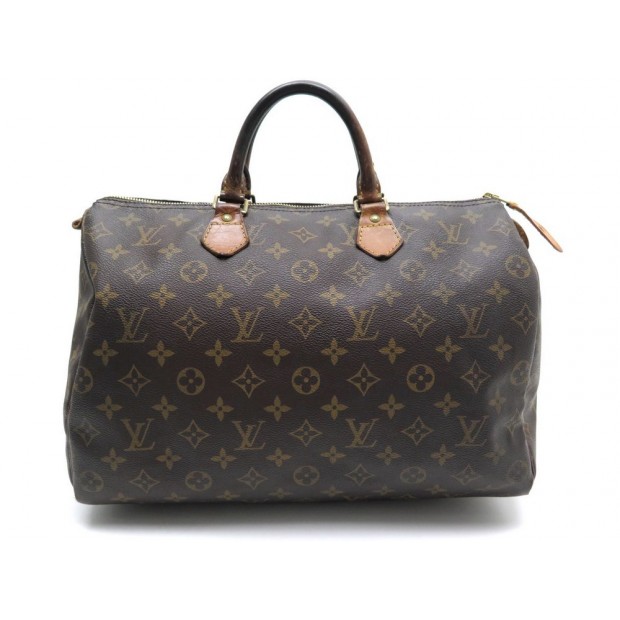 VINTAGE SAC LOUIS VUITTON SPEEDY 35CM TOILE MONOGRAM 