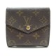 PORTEFEUILLE LOUIS VUITTON MONOGRAM TOILE MARRON 