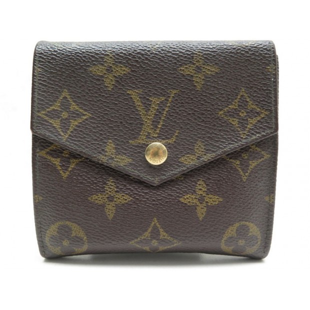 PORTEFEUILLE LOUIS VUITTON MONOGRAM TOILE MARRON 