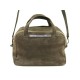 SAC A MAIN SONIA RYKIEL 30 CM EN DAIM KAKI HAND BAG KAHKI SUEDE PURSE 655€