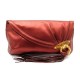 SAC A MAIN JIMMY CHOO 31CM POCHETTE DE SOIREE CUIVRE METALLISE CLUTCH PURSE 695€