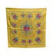 FOULARD HERMES GAVROCHE LES ARMES DE PARIS GRYGKAR CARRE SOIE JAUNE SILK SCARF