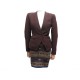 TAILLEUR VESTE ET JUPE ALAIA TAILLE 36-38 EN LAINE MARRON WOOL BROWN SUIT SKIRT