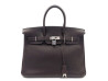 sac a main hermes birkin 35 cm en cuir marron cafe