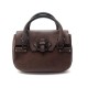 SAC A MAIN FERRAGAMO 26 CM EN CUIR SUEDE MARRON HAND BAG BROWN LEATHER PURSE