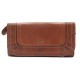 PORTEFEUILLE CHLOE 19 CM EN CUIR MARRON PORTE MONNAIE BROWN LEATHER PURSE 375€