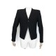 VESTE SAINT LAURENT 38 M 1 BOUTON EN LAINE NOIR BLACK WOOL JACKET 2300€