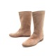 CHAUSSURES SERGIO ROSSI BOTTES 36 EN DAIM BEIGE WOMEN BOOTS SHOES SUEDE 695€