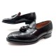 NEUF CHAUSSURES CHURCH'S MADISON 5F 39 MOCASSINS A PAMPILLES EN CUIR NOIR 600€