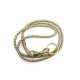 NEUF PORTE CLES BOTTEGA VENETA LANIERES TRESSE CUIR MARRON BRONZE KEY RING 180€