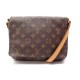 SAC A MAIN LOUIS VUITTON MUSETTE TANGO BESACE TOILE MONOGRAM MARRON HANDBAG 800€