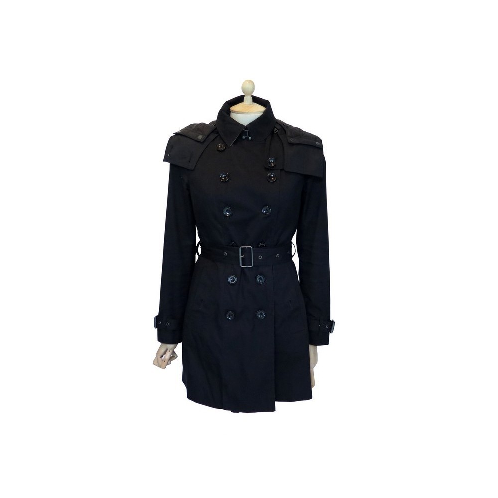 burberry brit black coat