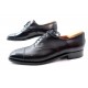 CHAUSSURES JM WESTON 300 RICHELIEU 9D 43 EN CUIR NOIR + EMBAUCHOIRS SHOES 775€