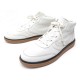 CHAUSSURES DOLCE & GABBANA CS1200 SNEAKERS 8 42 CUIR BLANC BASKETS MONTANTE 415€