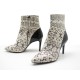 NEUF CHAUSSURES BARBARA BUI BOTTINES A TALONS 38 39 FR CUIR SERPENT BOOTS 1020€