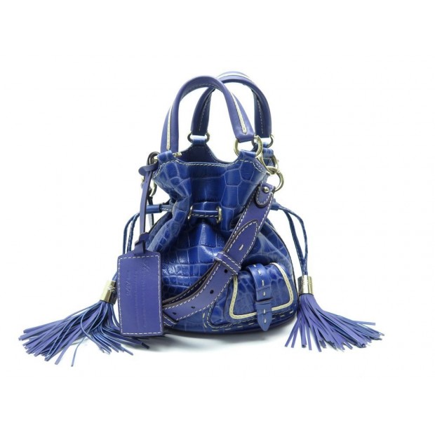 NEUF SAC A MAIN LANCEL A04652 PREMIER FLIRT PM BANDOULIERE CUIR FACON CROCO 795€