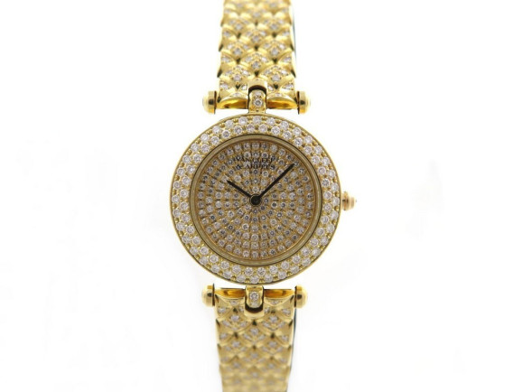 montre van cleef and arpels classique pa 49 quartz or