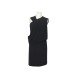 ROBE DE SOIREE MI LONGUE GIVENCHY TAILLE 38 M POLYESTER NOIR BLACK DRESS 1390€