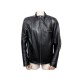 BLOUSON AGNES B HOMME 50 CUIR NOIR 