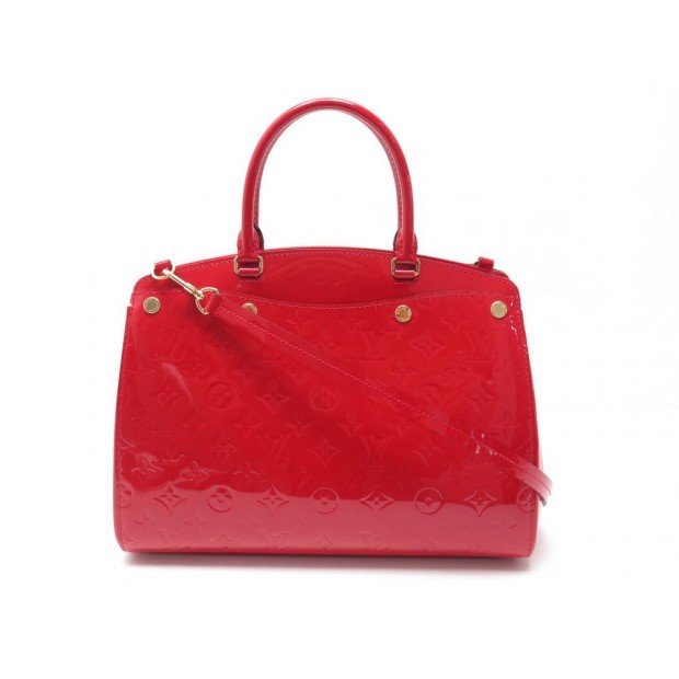 NEUF SAC A MAIN LOUIS VUITTON BREA MM M50596 CERISE EN CUIR VERNI MONOGRAM 1750