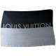 NEUF CHALE LOUIS VUITTON MONOGRAM NOIR BORD BLANC 