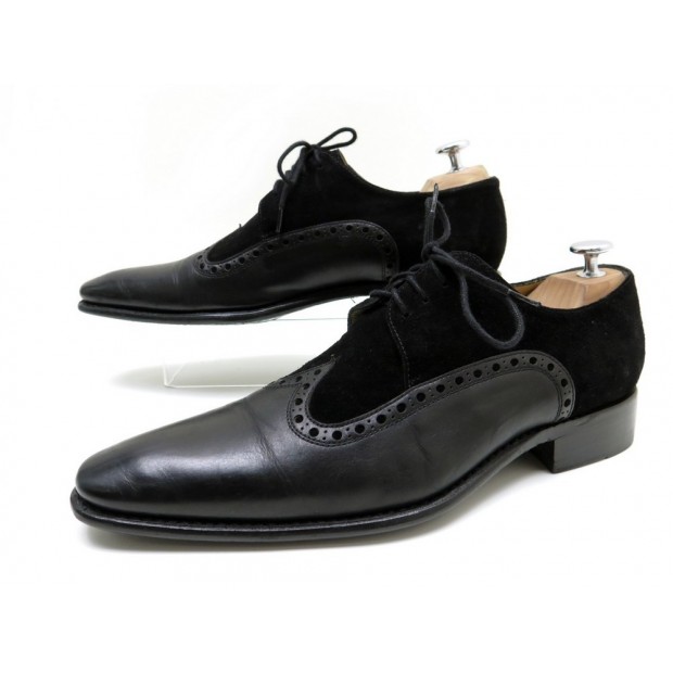 CHAUSSURES JEAN-BAPTISTE RAUTUREAU SMITH DERBY PERFOS 42 CUIR & DAIM SHOES 275€