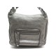 SAC A MAIN TOD'S PORTE EPAULE EN CUIR ARGENTE + POCHON SILVER SHOULDER BAG 1200€