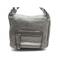 SAC TOD'S CUIR VERNI GRIS 