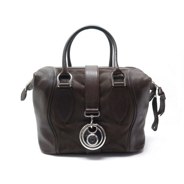 SAC A MAIN BALENCIAGA 168056 CUIR MARRON 