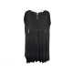 ROBE MI LONGUE GIVENCHY TAILLE 36 S VISCOSE ET SOIE NOIR BLACK SILK DRESS 1390€