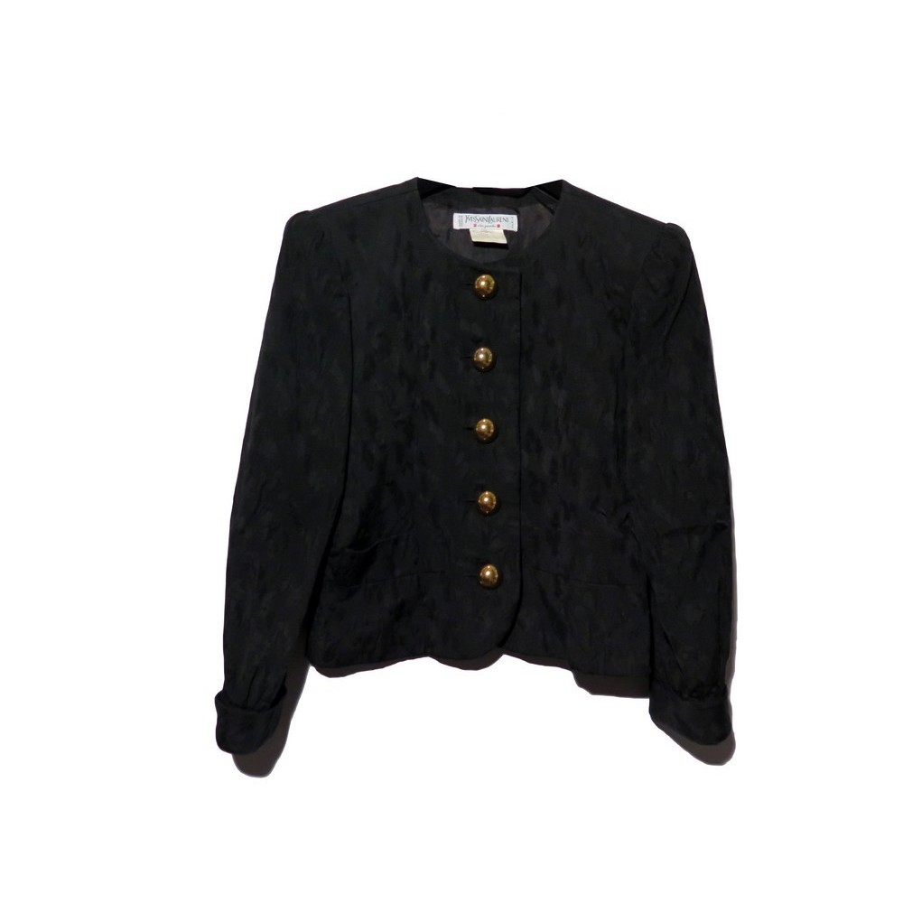 veste yves saint laurent a epaulettes 44 l en