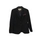 VESTE PAUL SMITH TAILLE 38 M LAINE VIERGE NOIR & POCHE COLORE BLACK JACKET 520