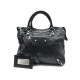 SAC A MAIN BALENCIAGA GIANT 12 VELO 282010 BANDOULIERE CUIR NOIR HANDBAG 1750€