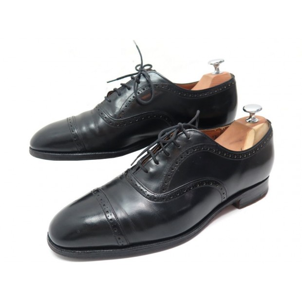 CHAUSSURES CHURCH S LEGATE RICHELIEU 8F 42 EN CUIR NOIR BLACK LEATHER SHOES 620€