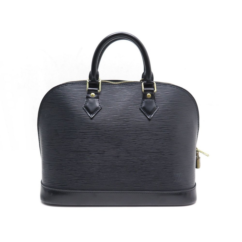 sac a main louis vuitton alma pm en cuir epi noir