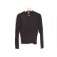 NEUF PULL HERMES COL V TAILLE 36 S EN CACHEMIRE MARRON NEW CASHMERE SWEATER 920€