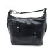 SAC A MAIN LANCEL LEJA 34 CM EN CUIR NOIR & METAL BLACK LEATHER HAND BAG PURSE