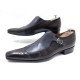 CHAUSSURES GERARD SENE 8 42 MOCASSINS A BOUCLE EN CUIR MARRON & GRIS SHOES 665€