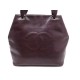 SAC A MAIN CHANEL 31CM EN CUIR CAVIAR BORDEAUX LOGO CC ATTRIBUTS DORES HAND BAG