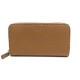 NEUF PORTEFEUILLE FENDI 8M0299 ZIP AROUND CUIR CAMEL PORTE MONNAIE WALLET 515€