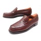 CHAUSSURES JM WESTON 180 MOCASSINS 8B 41.5 42 FIN CUIR MARRON LOAFERS SHOES 610€