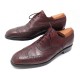 CHAUSSURES JM WESTON 376 RICHELIEU 9C 43 BOUT FLEURI EN CUIR BORDEAUX SHOES 690€