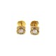 NEUF BOUCLE OREILLES MAUBOUSSIN CHANCE OF LOVE OR ROSE 