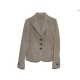 VESTE BOTTEGA VENETA TAILLE 40 IT 38 FR LAINE CACHEMIRE BEIGE WOOL JACKET 1850