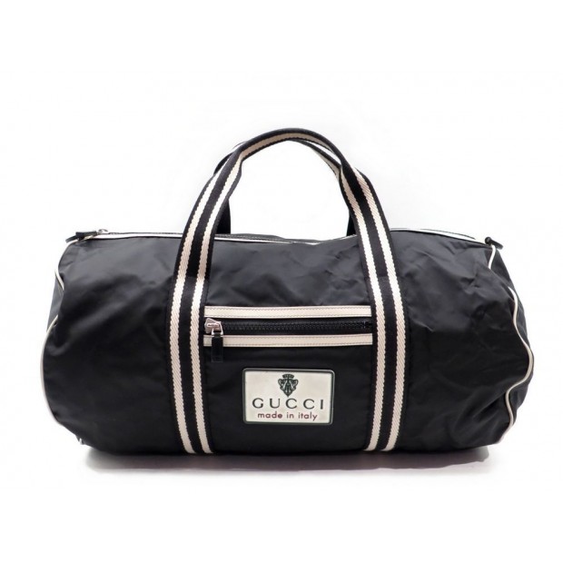 SAC DE VOYAGE GUCCI 189655 TOILE NYLON NOIR 