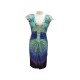 ROBE ROBERTO CAVALLI T 38 M SYNTHETIQUE MULTICOLORE MULTICOLOURED DRESS 1100