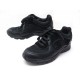 CHAUSSURES CHANEL G26582 BASKETS T 37 EN CUIR & TOILE NOIR BLACK SNEAKERS 950