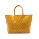 NEUF SAC A MAIN GOYARD SAINT LOUIS EN TOILE JAUNE CABAS YELLOW CANVAS TOTE BAG